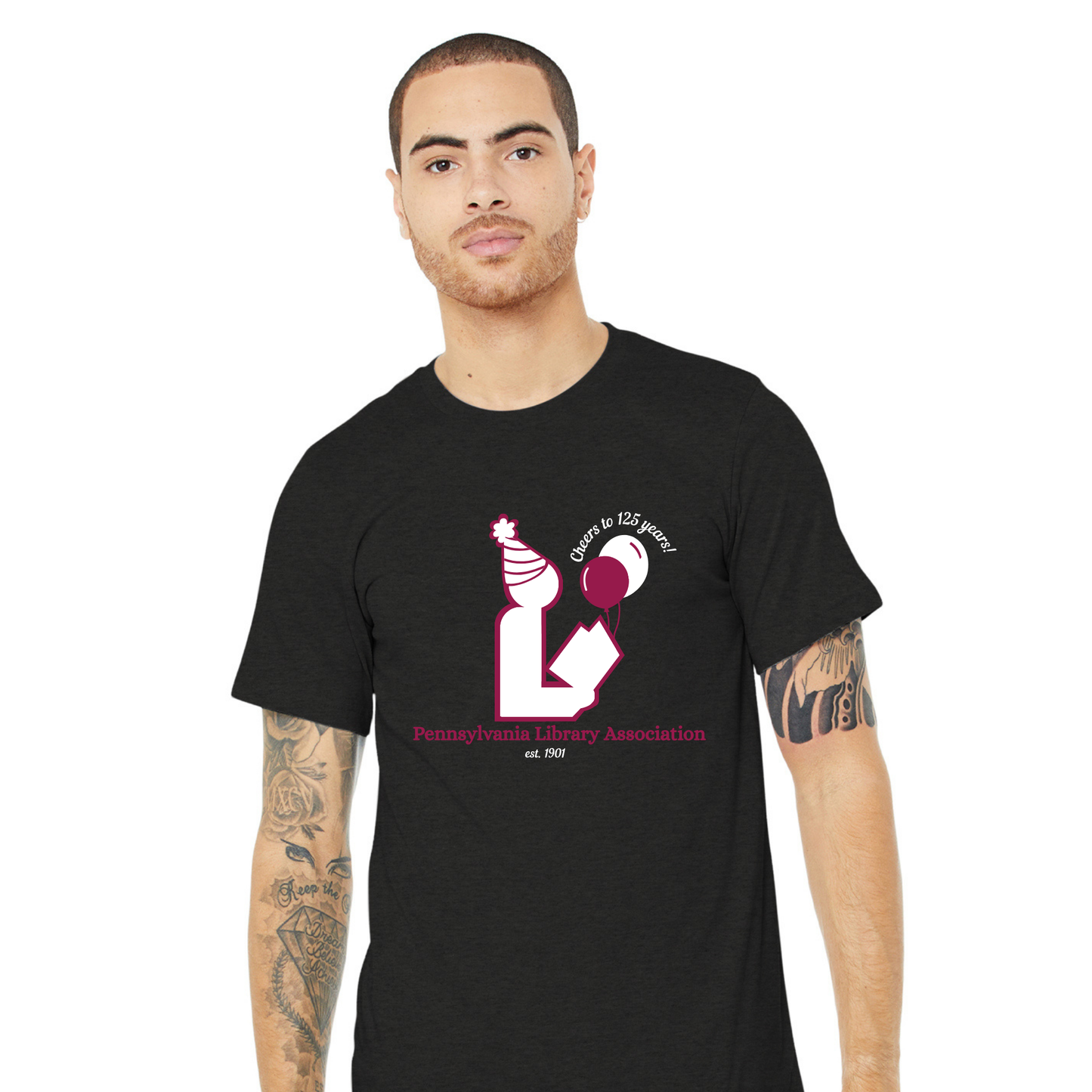 PaLA: Celebrate 125 Years Unisex Black Short Sleeve