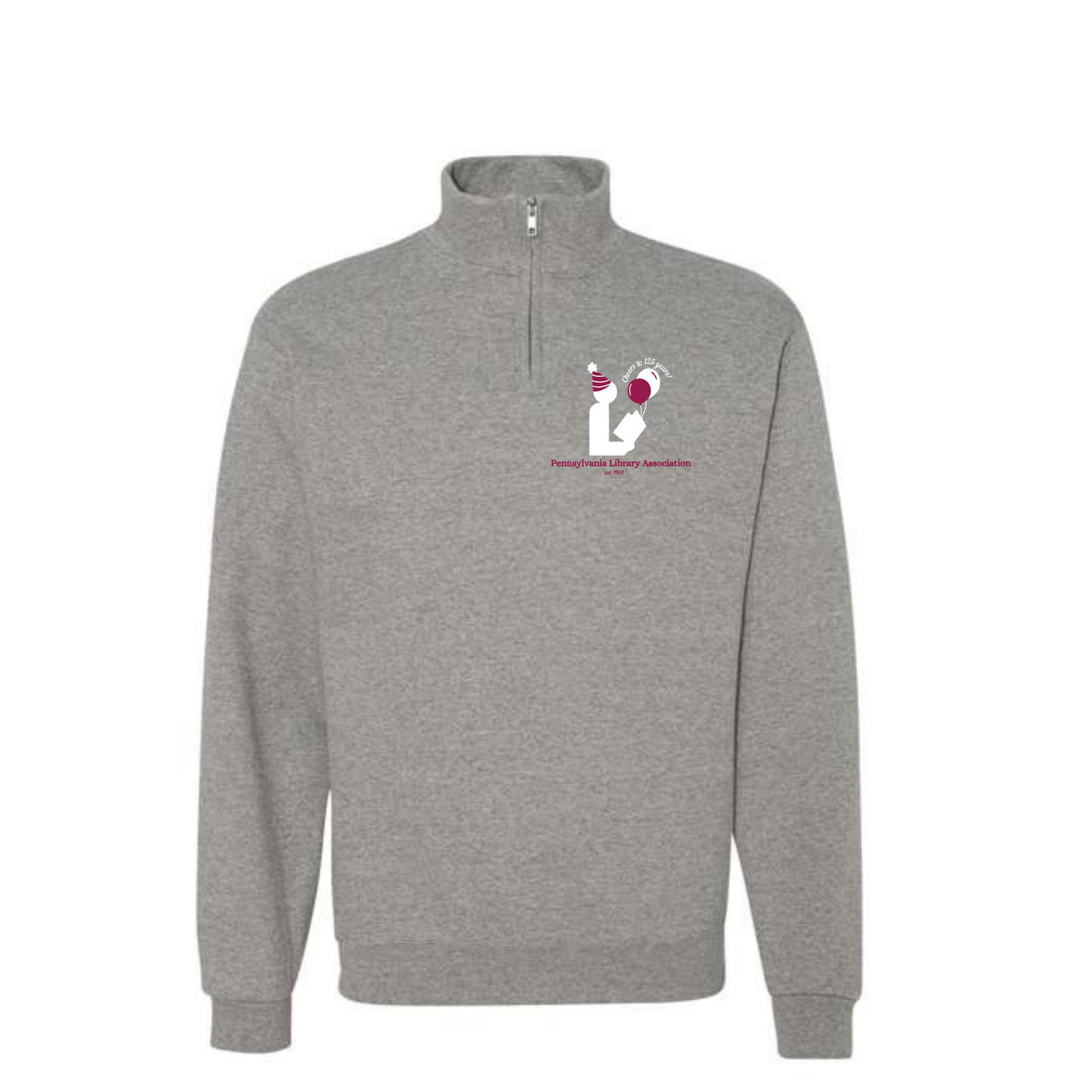 PaLA: Celebrating 125 Years Grey Quarter Zip Sweatshirt