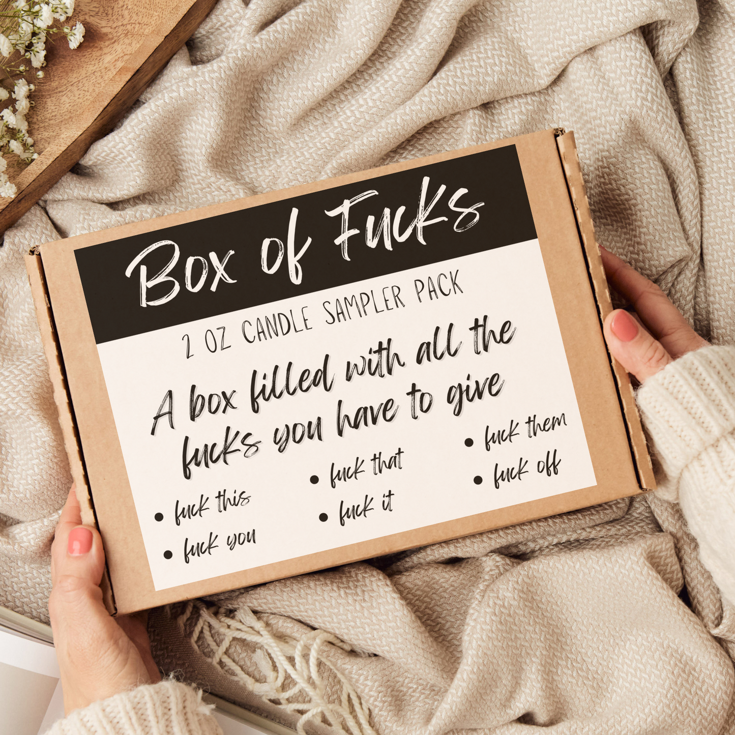 Box Of Fucks: Candle Sampler