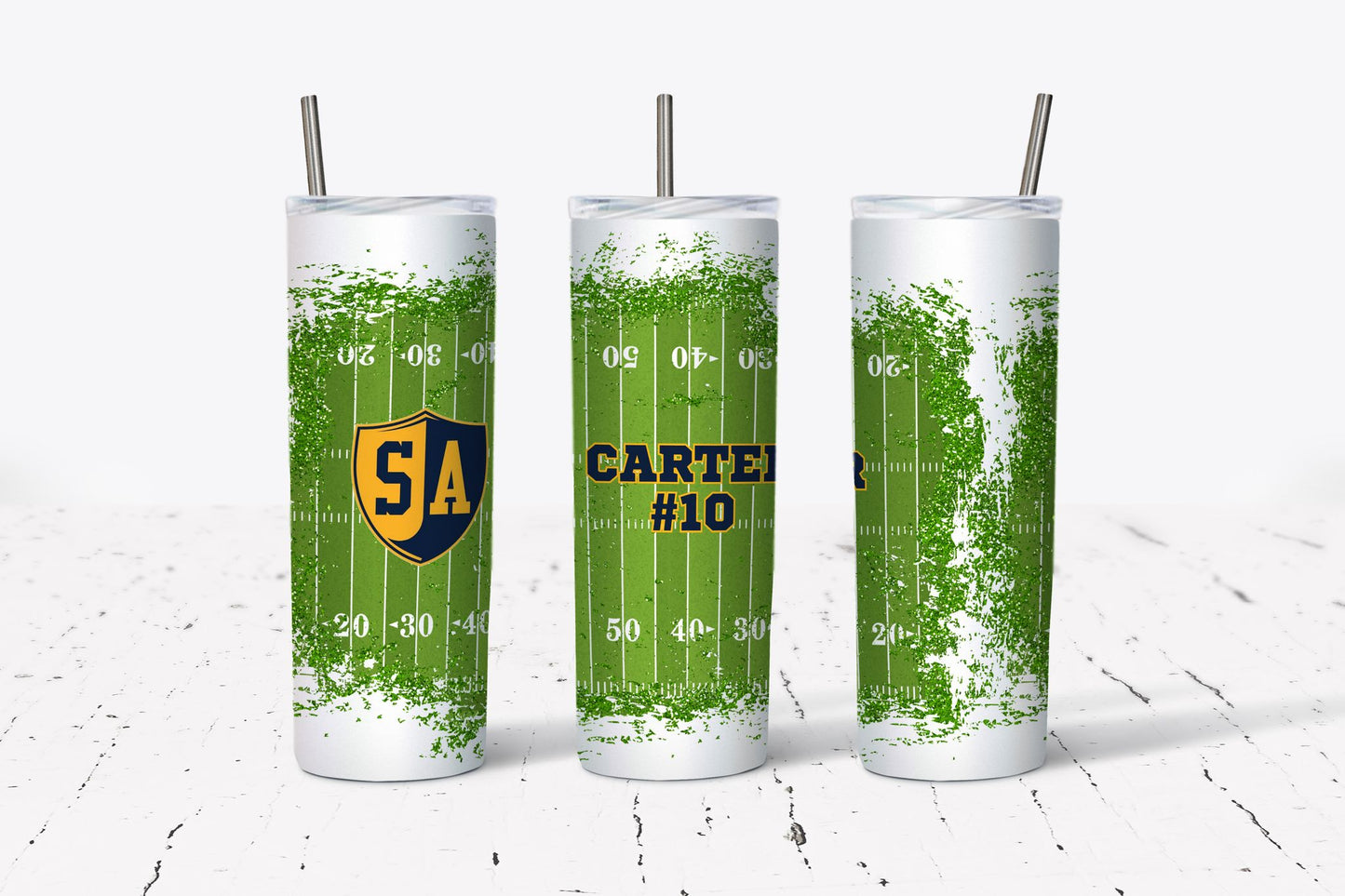 SA Football 20oz Tumblers