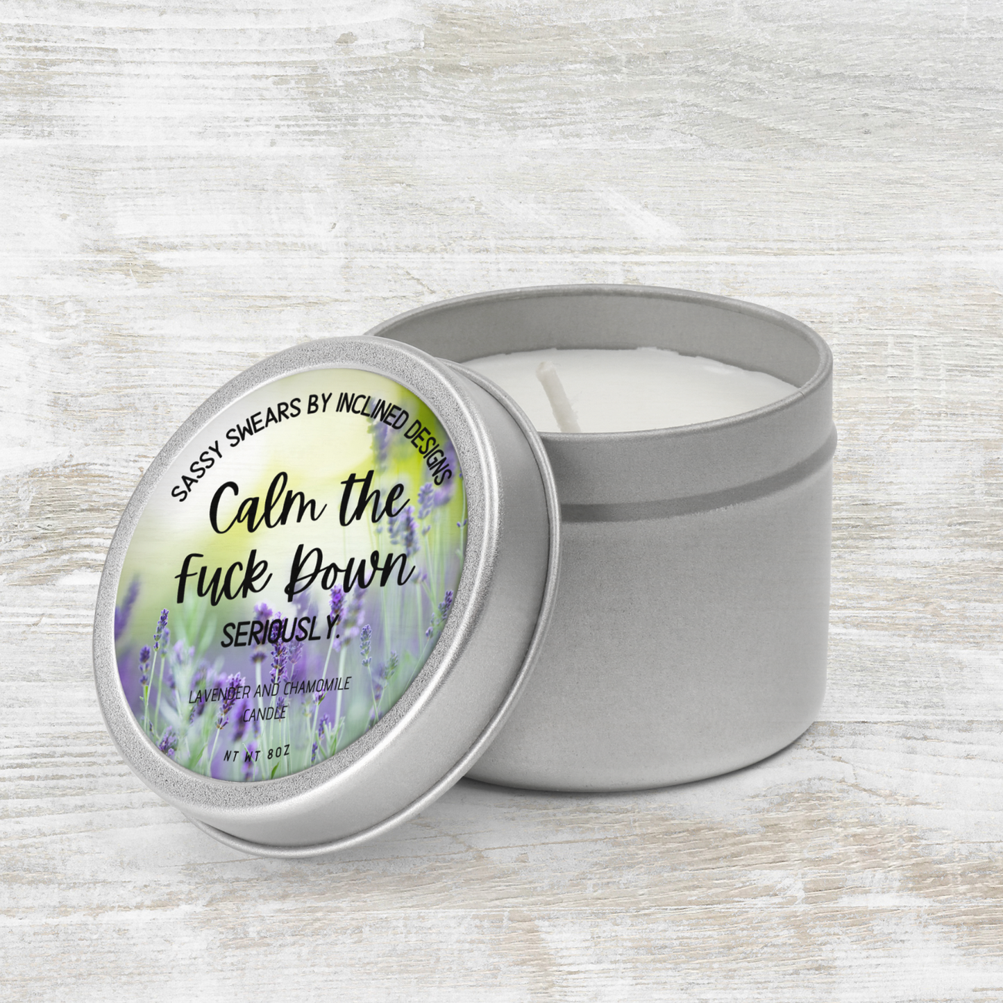 Calm The Fuck Down 4oz Candle