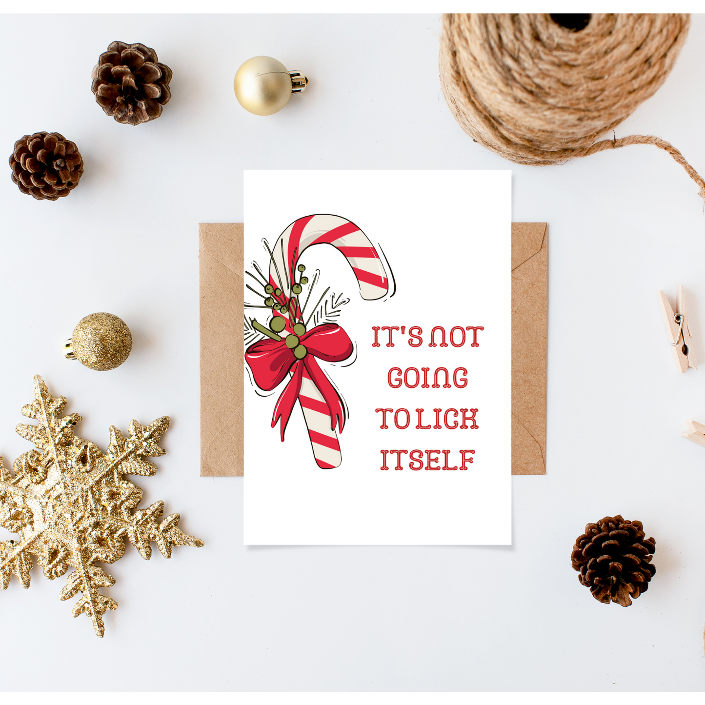 Christmas Card: Lick Itself