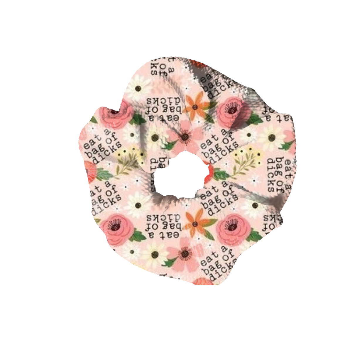 Sweary Scrunchie- Eat a Bag of Dicks