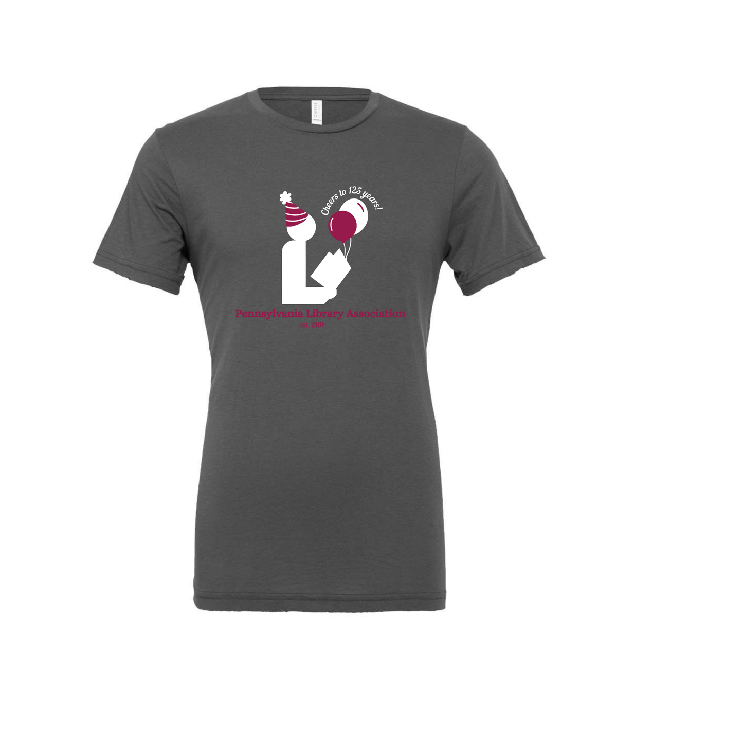 PaLA: Celebrating 125 Years Ashpalt Unisex Short Sleeve