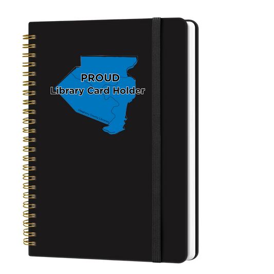 Proud Library Card Holder Spiral Notebook