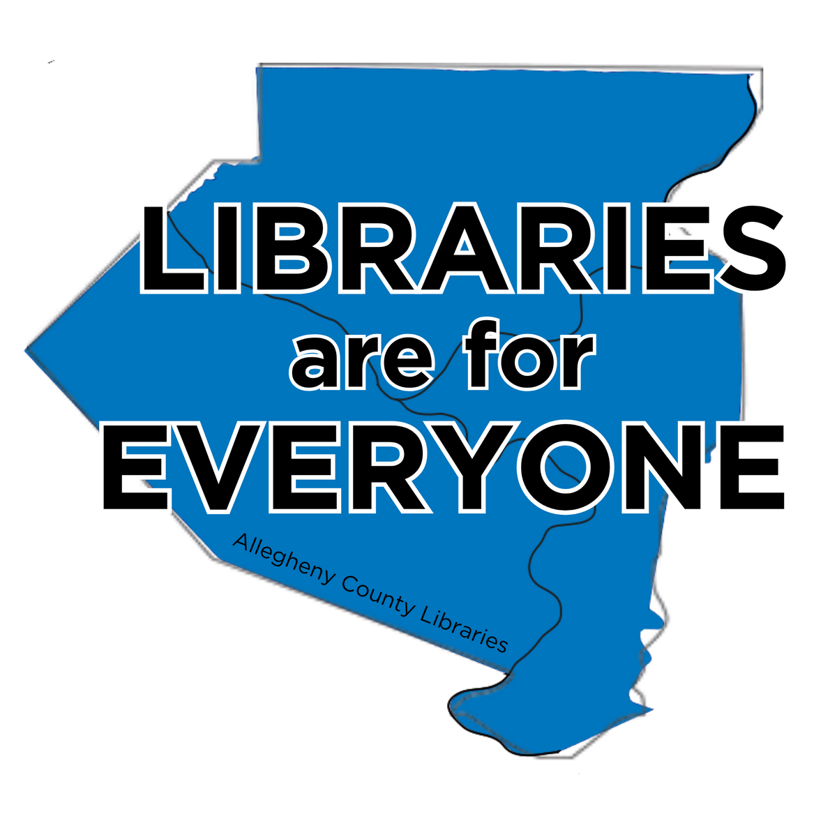 Allegheny County Library Association Apparel: Libraries Are For Everyone
