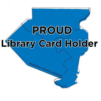Allegheny County Library Association Apparel: Proud Library Card Holder