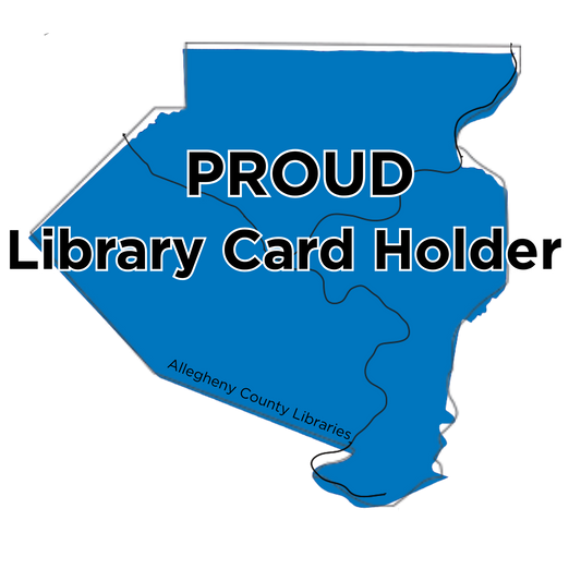 Allegheny County Library Association Apparel: Proud Library Card Holder