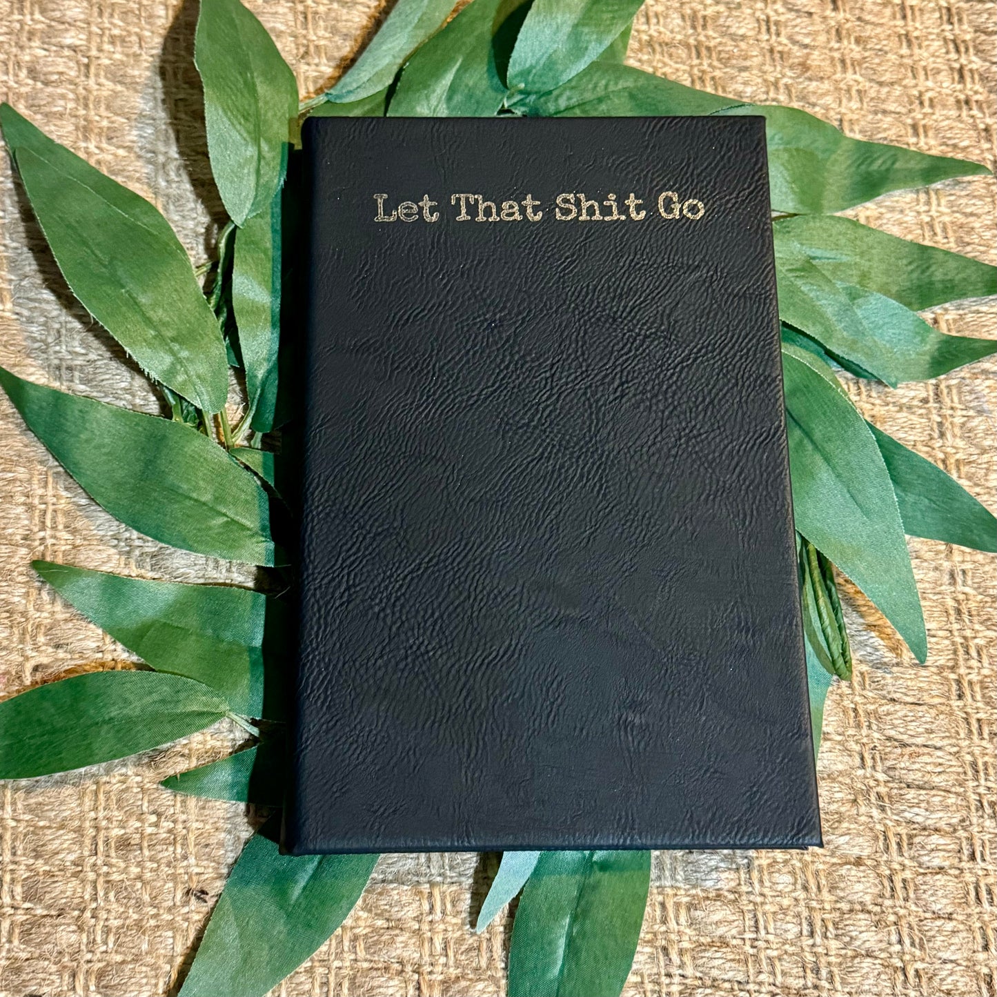 Leatherette Engraved Notebook