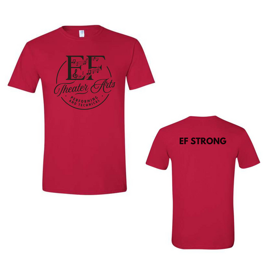 EF Theater Arts and Technical Fundraiser Tee- RED