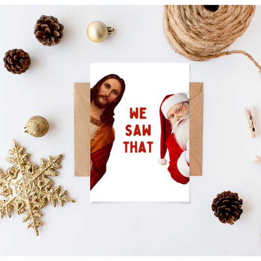 Christmas Card: We Saw That