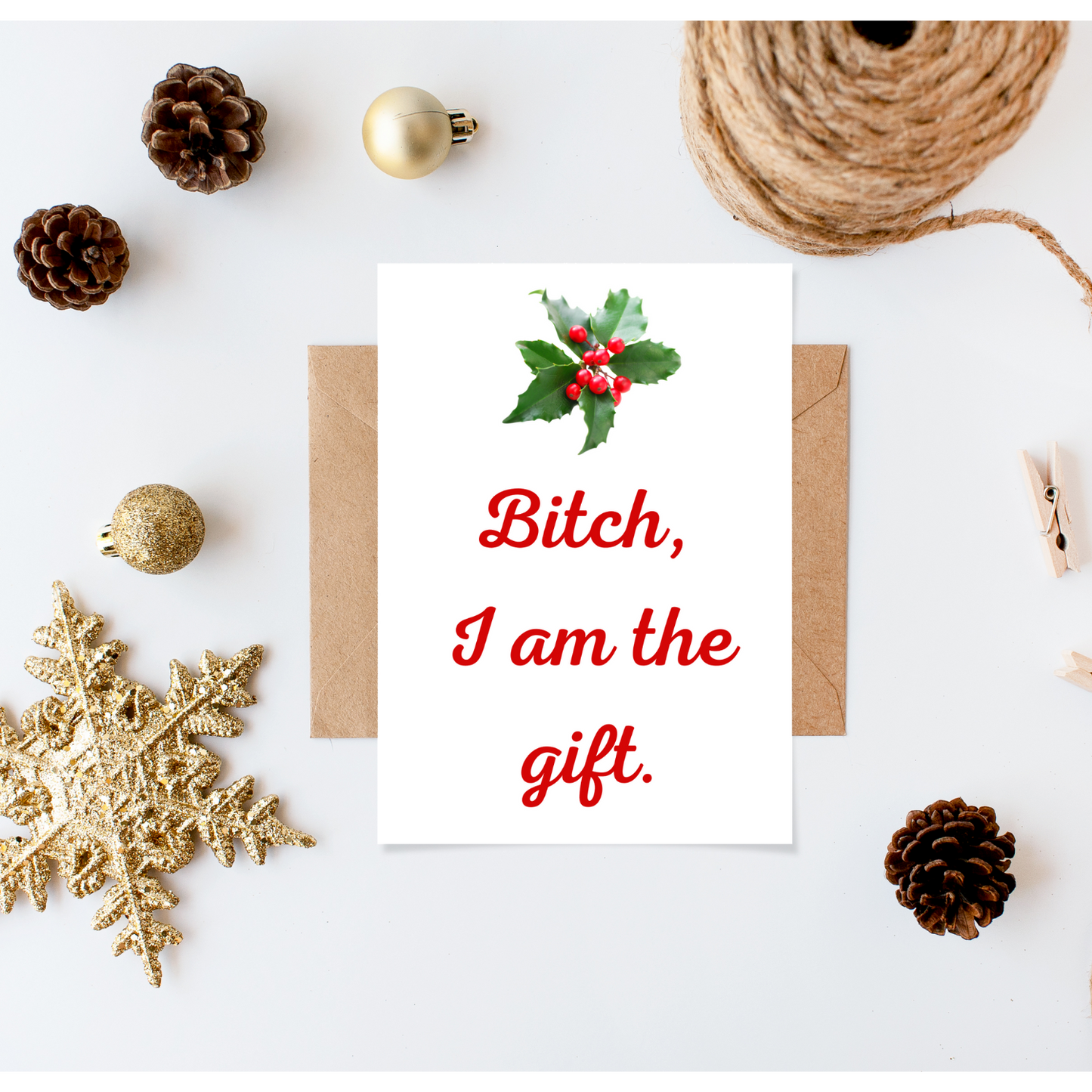 Christmas Card: I Am The Gift