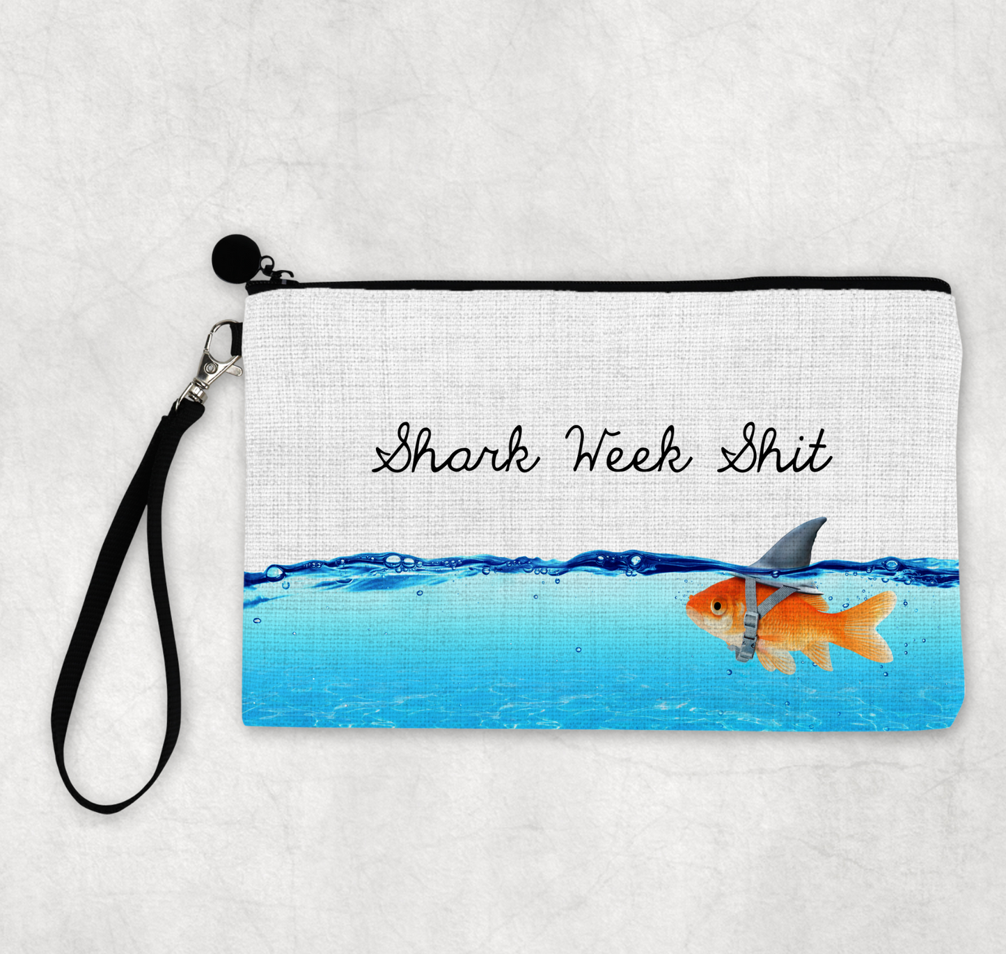 Makeup Pouch: Shark Week Fish
