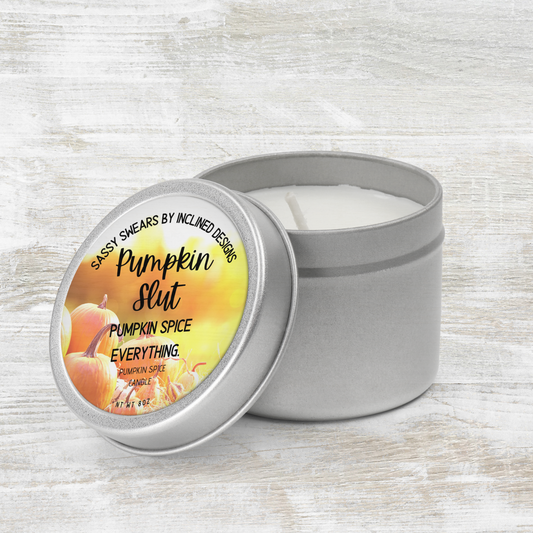 Sweary Candle: Pumpkin Slut