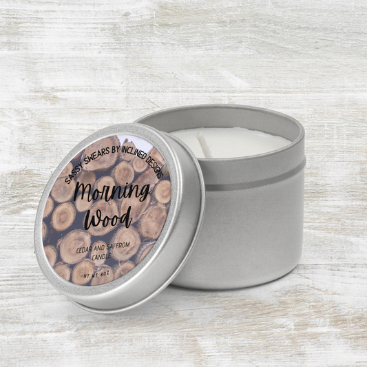 Sweary Candle: Morning Wood